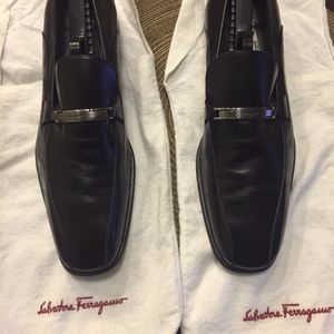 Black Ferragamo Loafers